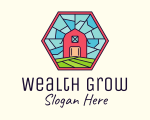 Stained Glass Barn logo design