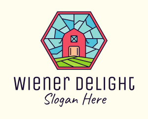 Stained Glass Barn logo design