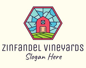 Stained Glass Barn logo design