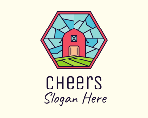 Stained Glass Barn logo design