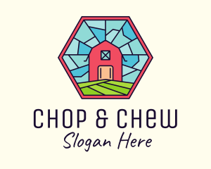 Stained Glass Barn logo design