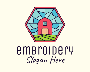 Stained Glass Barn logo design