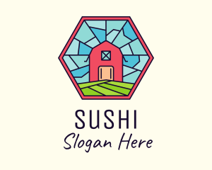 Stained Glass Barn logo design