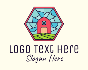 Stained Glass Barn Logo