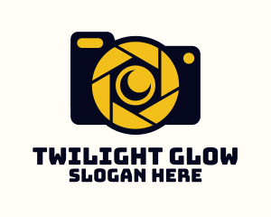 Twilight - Moon Camera Stargazing logo design