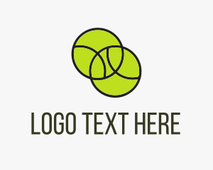 Roland Garros - Tennis Ball Sport logo design