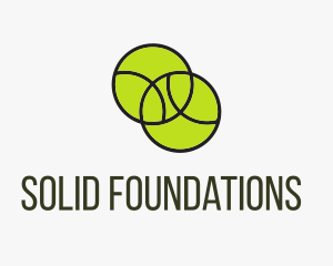 Tennis Ball Sport Logo