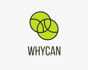 Tennis Ball Sport Logo