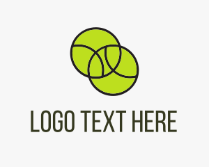 Mesh - Tennis Ball Sport logo design