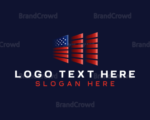 American Flag USA Logo