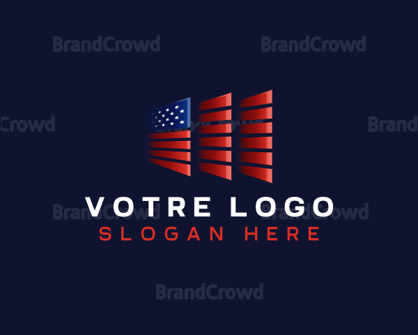 American Flag USA Logo