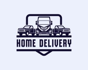 Trucking Pickup Truck logo design