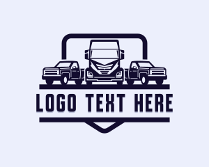 Trucking Pickup Truck Logo