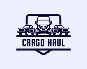 Trucking Pickup Truck logo design