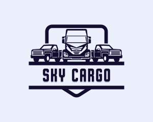 Trucking Pickup Truck logo design