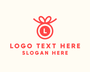 Ribbon Gift Present Logo