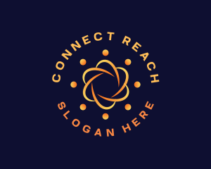 Outreach - People Community Swirl logo design