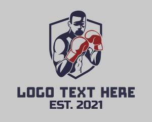 Athlete Boxing Gym Logo