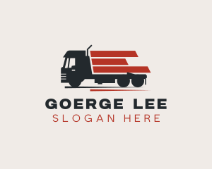 Mover - Logistics Trucking Transportation logo design