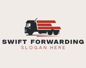 Logistics Trucking Transportation logo design