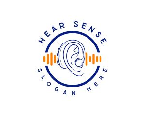 Audiology Hearing Aid logo design