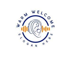 Audiology Hearing Aid logo design