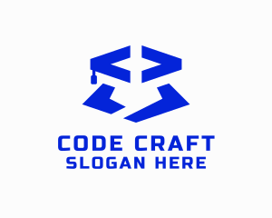 Coding - Technology Coding Learning logo design