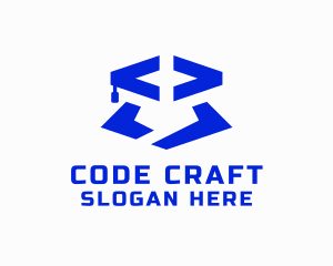 Technology Coding Learning logo design