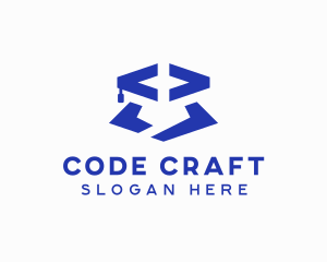 Technology Coding Learning logo design