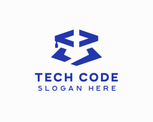 Technology Coding Learning logo design