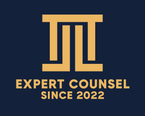 Counsel - Gold Pillar Architecture logo design