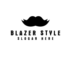 Mustache Hair Barber logo design