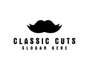 Barber - Mustache Hair Barber logo design