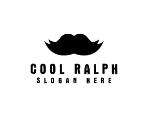 Mustache Hair Barber logo design