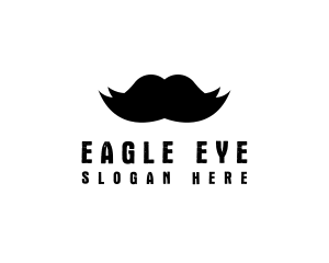 Mustache Hair Barber logo design