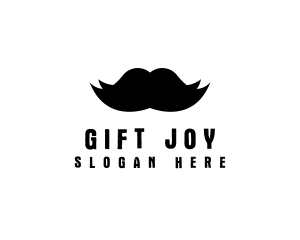 Mustache Hair Barber logo design