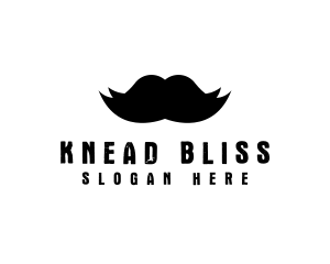 Mustache Hair Barber logo design