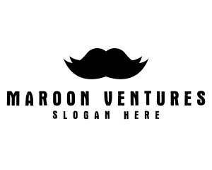 Mustache Hair Barber logo design