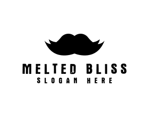 Mustache Hair Barber logo design