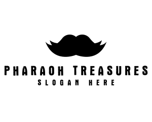 Mustache Hair Barber logo design