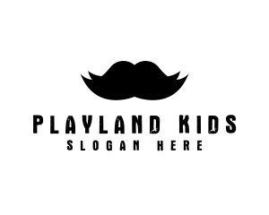 Mustache Hair Barber logo design