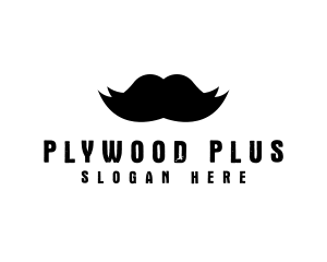 Mustache Hair Barber logo design