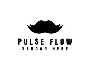 Mustache Hair Barber logo design