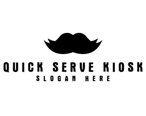 Mustache Hair Barber logo design