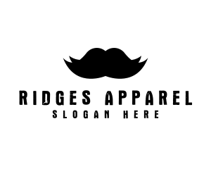 Mustache Hair Barber logo design