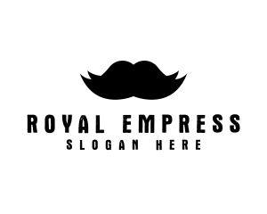 Mustache Hair Barber logo design