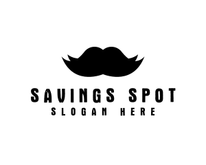 Mustache Hair Barber logo design