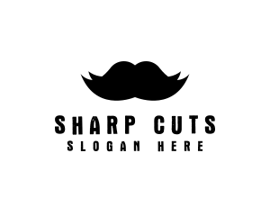 Barber - Mustache Hair Barber logo design