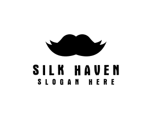 Mustache Hair Barber logo design