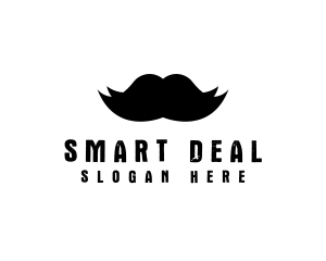 Mustache Hair Barber logo design